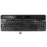 Logitech K750 104-key 2.4ghz Wireless Solar-powered Keyboard W/usbunifying Nano Receiver (black)