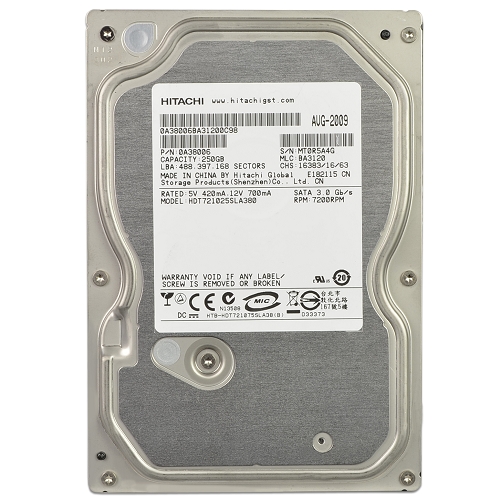 Hitachi Deskstar 7k1000.b 250gb Sata/300 7200rpm 8mb Hard Drive