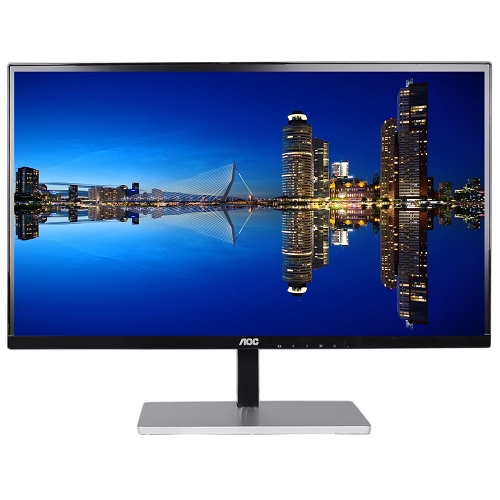 27"" Aoc I2779vh Hdmi/vga 1080p Widescreen Led Lcd Ips Monitorw/speakers (black)