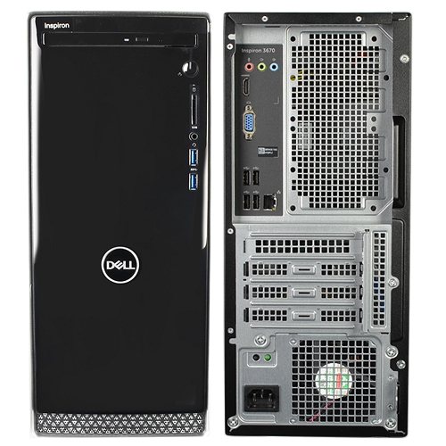 Dell Inspiron 3670 Core I3-8100 Quad-core 3.6ghz 8gb 1tb Dvd?rwdesktop Pc W10h W/bluetooth&#44; Hdmi & Wifi