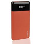 Ideaplay K10 Dual Usb Port 10000mah Power Bank W/built-in Leddisplay (burnt Orange)