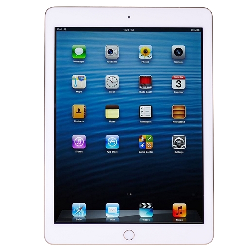 Apple Ipad Mini 3 With Retina Display & Touch Id Wi-fi 128gb -white & Gold (3rd Generation) (etching)