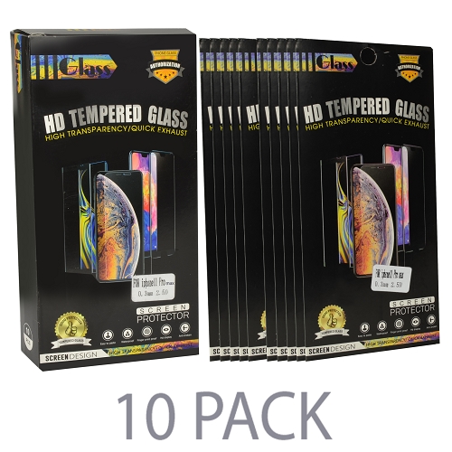 (10-pack) Hd Tempered Glass Screen Protector For Apple Iphone 11pro Max (6.5"")