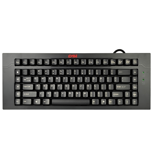 Dsi 90-key Usb Multimedia Keyboard W/cherry Red Mechanical Keyswitches & 3 Usb Ports (black)