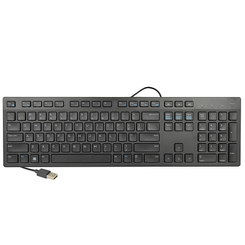 Dell Kb216-bk-us 105-key Wired Usb Multimedia Keyboard (black)