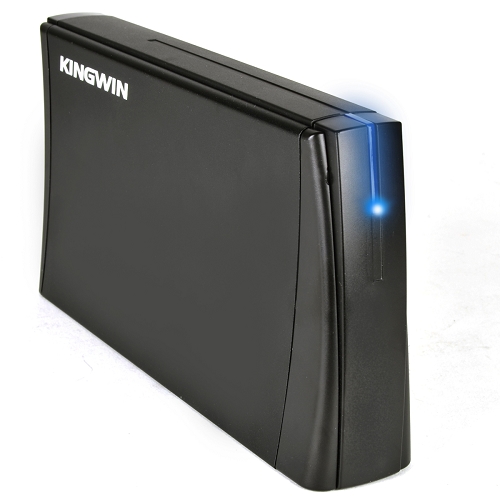 3.5"" Kingwin Kh-303u3-bk Superspeed Usb 3.0 External Sata Hddaluminum Enclosure (black) - Supports Up To 4tb!