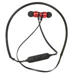 Krazilla Kzh-bh06 Metal Stereo Bluetooth Sports Headphonew/magnetic Tips & Caller Id (black/red)