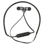 Krazilla Kzh-bh06 Metal Stereo Bluetooth Sports Headphonew/magnetic Tips & Caller Id (black/silver)