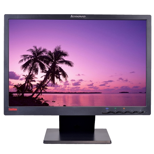 19"" Lenovo Thinkvision L197wa Dvi/vga 1440x900 Widescreen Lcdmonitor (black)