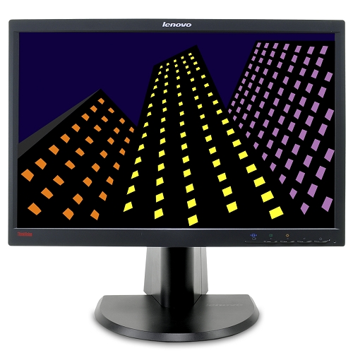 22"" Lenovo Thinkvision L2251pwd Displayport/vga 1680x1050widescreen Lcd Monitor (black)