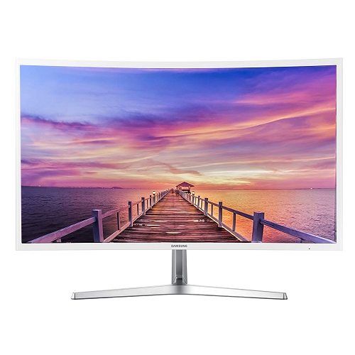 32"" Samsung Curved Cf397 Displayport/hdmi 1080p Widescreenultra-slim Led Lcd Monitor W/amd Freesync (white/silver)