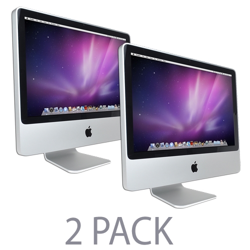 (2-pack) Apple Imac 20"" Core 2 Duo T7300 2.0ghz All-in-one Computer- 1gb 250gb Dvd?rw Radeon Hd 2400 Xt (mid 2007)