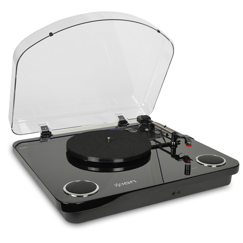 Ion Max Lp 3-speed Conversion Turntable With Stereo Speakers(black) - Digitize Your Records With The Included Software