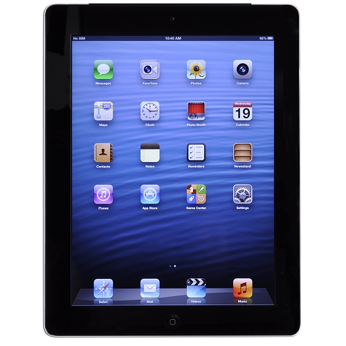 Apple Ipad With Retina Display Wi-fi + Cellular For At&amp;t 16gb -black (4th Generation) (etching)