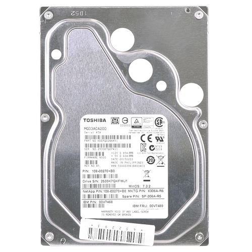 Toshiba Mg03aca200 2 Terabyte (2tb) Sata/600 7200rpm 64mb Harddrive