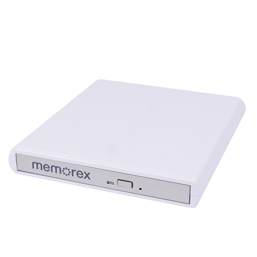 Memorex Mrx-650le 8x Dvd?rw Dl Usb 2.0 Slim External Drivew/software (white/silver)