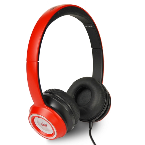 Monster N-tune High Performance On-ear Headphones W/3.5mm Plug(red/black)