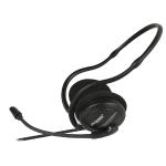 Ovann Om31mv Professional Behind-the-head Hi Fi Stereo Headphonesw/boom Mic & Inline Volume Control (black)