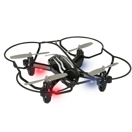 Propel Pl-1482 Spyder X Quadcopter Drone (5.75"") W/led Lights &flip - 2.4ghz 4-ch/6-axis Remote Control (gloss Black)