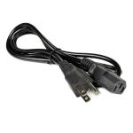 5' Standard 3-prong (us) Computer Power Supply Cord (black) -standard Power Cord For Computers&#44; Monitors - Bulk Cable