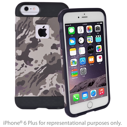 Qmadix X Series Qm-xsap-55cd Iphone 6/6s Plus Case (camo Desert) -retail Hanging Blister Package