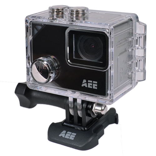 Aee Lyfe Silver 4k Action Camera W/time Lapse&#44; Slow Motion&#44; 1.8""touchscreen Display & Waterproof Housing