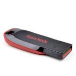 Sandisk Cruzer Blade 16gb Usb 2.0 Flash Drive (black/red) - Retailhanging Blister Package