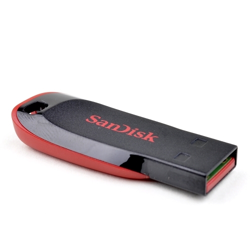 Sandisk Cruzer Blade 16gb Usb 2.0 Flash Drive (black/red) - Retailhanging Blister Package