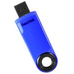 Sandisk Cruzer Dial 32gb Usb 2.0 Flash Drive (blue/black)