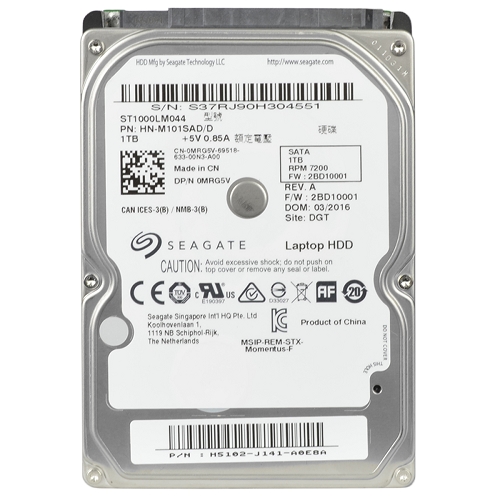 Seagate St1000lm044 1 Terabyte (1tb) Sata/600 7200rpm 8mb 2.5"" Harddrive