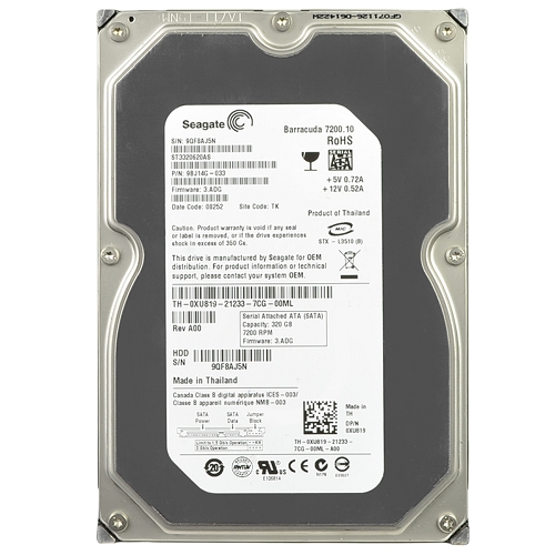 Seagate Barracuda 7200.10 320gb Sata/300 7200rpm 16mb Hard Drive