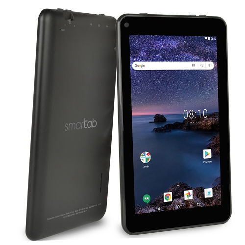 Smartab St7150 Quad-core 1.2ghz 1gb 16gb 7"" Touchscreen Ips Tabletandroid 8.1 Go W/dual Cams & Bt (black)