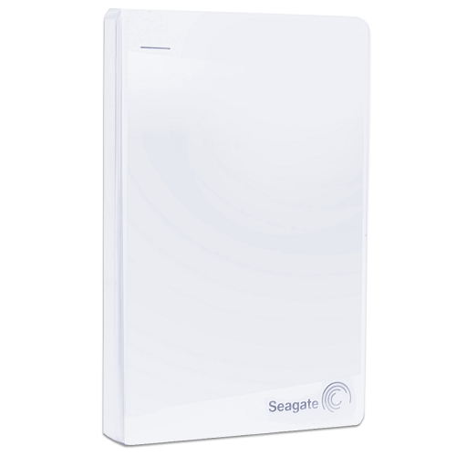 Seagate Backup Plus Slim Portable 1 Terabyte (1tb) Superspeed Usb3.0 2.5"" External Hard Drive (white)