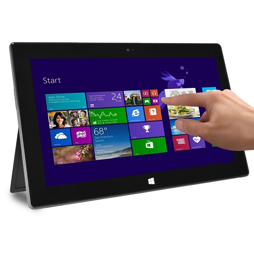 Microsoft Surface Rt Tegra 3 Quad-core 1.3ghz 2gb 32gb Ssd 10.6""multi-touch Tablet W8 Rt W/cams & Bt (dark Titanium)