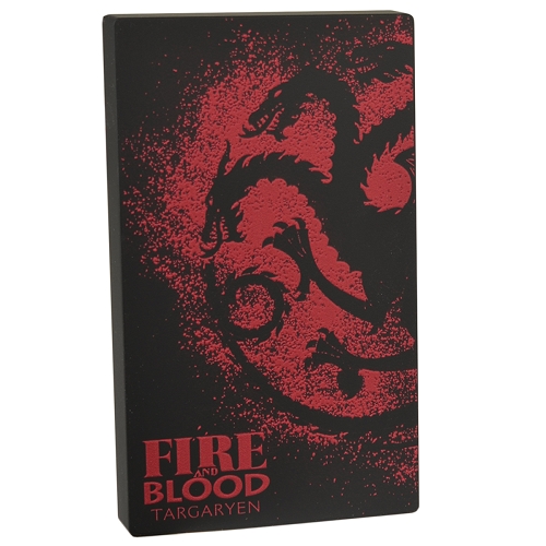 Tribe Game Of Thrones Targaryen 4000mah Power Bank W/charge Levelled Indicator - Retail Hanging Package