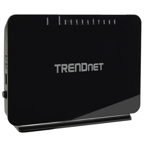 Trendnet Tew-816drm Wireless-ac750 Vdsl2/adsl2+ Modem & 4-portrouter W/dual Usb 2.0 Ports