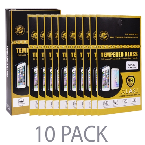 (10-pack) Tempered Glass Screen Protector For Apple Iphone 8 Plus(5.5"" / 9h)