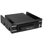 2.5"" Mukii Transimp Mb Tip-m255st-bk Usb 2.0 External Sata Hddenclosure - Also Fits 3.5""/5.25"" Internal Bays