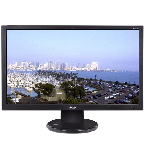 20"" Acer V203h Dvi/vga 1600x900 Widescreen Lcd Monitor (black)