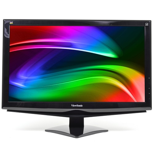 24"" Viewsonic Va2448m-led Dvi/vga 1080p Widescreen Led Lcd Monitorw/speakers (black)
