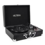 Victrola Vsc-550bt 3-speed Vintage Bluetooth Suitcase Turntablewith Built-in Stereo Speakers (black)