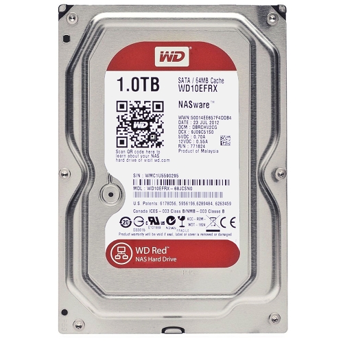 Western Digital Red 1 Terabyte (1tb) Sata/600 Intellipower 64mb Nashard Drive