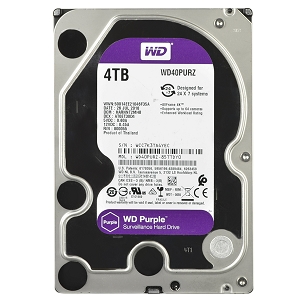 Western Digital Purple 4 Terabyte (4tb) Sata/600 5400rpm 64mbsurveillance Hard Drive