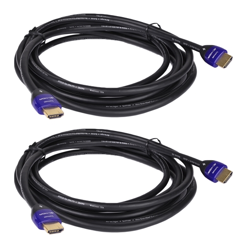 12' Wirelogic Sapphire Wlcc2016 High Speed Hdmi Cable - Hdmi (m) Tohdmi (m) Cable W/ethernet (2-pack)