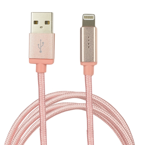 3' Linkpin Mfi Lightning To Usb Charge/sync Cable - For Appledevices With Lightning Connector (rose Gold)