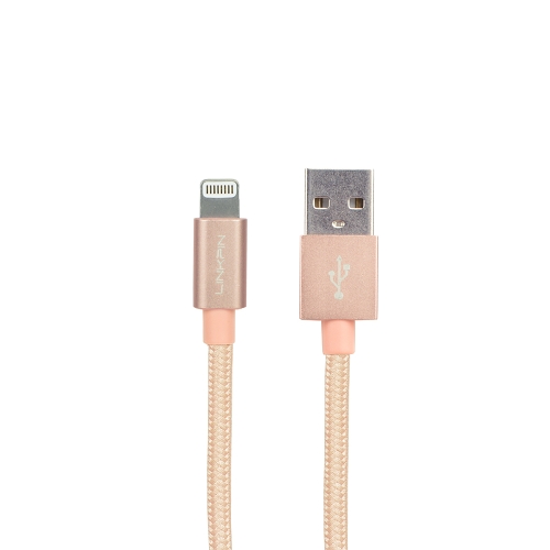 3.28' (1m) Linkpin Mfi Lightning To Usb Charge/sync Cable - Forapple Devices With Lightning Connector (rose Gold)