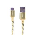 5' Linkpin Usb Type-c (usb-c) (m) To Usb 2.0 A (m) Charge/synccable (gold/black)