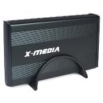 3.5"" X-media Xm-en3400-bk Usb 2.0 External Ide/sata Hdd Aluminumenclosure (black) - Supports Up To 4tb!