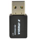 X-media Xm-wn3200 300mbps Wireless-n Usb 2.0 Mini Adapter - Retailhanging Package