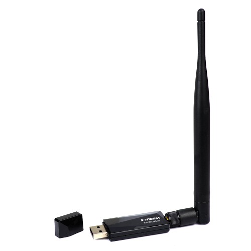 X-media Xm-wn3201d High Gain 300mbps Wireless-n Usb 2.0 Adapterw/5dbi Antenna - Retail Box